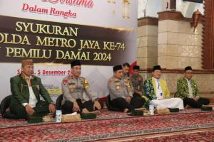 HUT Ke-74 Polda Metro Jaya Gelar Doa Bersama untuk Pemilu Damai 2024