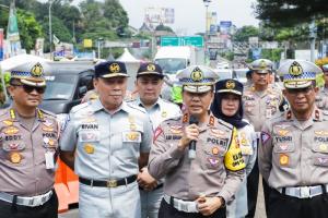 Cek Pelaksanaan PAM Nataru, Jasa Raharja dan Korlantas Polri Giat Tinjauan ke Jalur Puncak Bogor