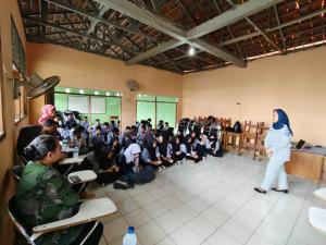 Jasa Raharja Bekasi Tanamkan Kesadaran Keselamatan Berkendara Kepada Pelajar di Yayasan Hudal Islam Arsyadiyah