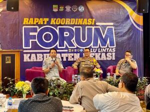 Jasa Raharja Ikut Aktif Dalam Forum Komunikasi Lalu Lintas Terkait Program TROBEK di Kabupaten Bekasi