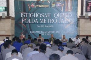 Polda Metro Jaya Gelar Istighosah Qubro Dalam Rangka Harkamtibmas Menjelang Pemilu 2024