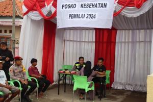 Polda Metro Jaya Gelar Pelayanan Kesehatan Petugas Pemilu 2024
