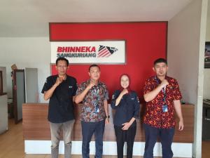 PT Jasa Raharja Jawa Barat Giat CRM dan Safety Talk di PO Bhinneka Sangkuriang