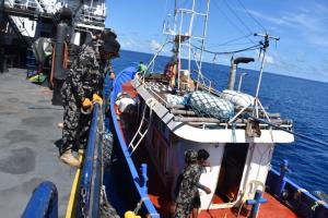 Orca 04 Tangkap Kapal Asing Filipina di Laut Sulawesi