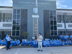 Jasa Raharja Bogor dan IMBI Gelar Sosialisasi Safety Riding di SMA PGRI PLUS Cibinong