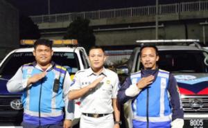 PT Jasa Raharja dan PT Jasa Marga Sampaikan Safety Talk-Patroli Bersama untuk Turunkan Kejadian Laka Lantas di Jalan Tol