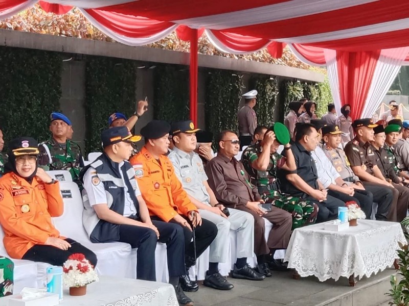 Kepala Cabang Jasa Raharja Jawa Barat Hadiri Apel Gelar Pasukan Operasi Ketupat Lodaya 2024