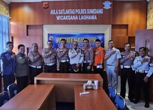 Rapat FKLL di Polres Sumedang Sepakati Kegiatan Pencegahan Kecelakaan Secara Terpadu