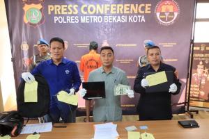 Polisi Ciduk Pelaku Pencurian Modus Pecah Kaca Mobil di Bekasi