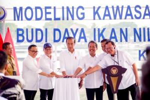 Jokowi Resmikan BINS Siap Jadi Lokomotif Industrialisasi Nila Salin di Indonesia