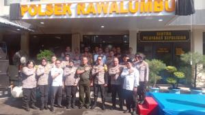Wakapolres Resmikan Perubahan Nomenklatur Polsek Bekasi Timur Jadi Rawalumbu