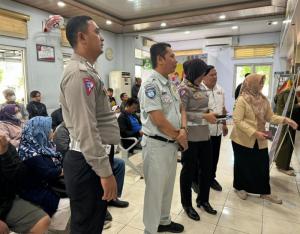 Jasa Raharja Turut Dalam Giat Penambahan Loket Khusus Pendaftaran Kendaraan Listrik di Samsat Rancaekek