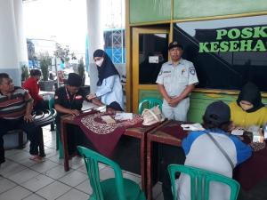 Peduli Keselamatan, Jasa Raharja Gelar Layanan Kesehatan Gratis Bagi Awak Bus di Terminal Bekasi