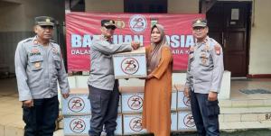 Polri Berbagi di Hari Bhayangkara ke-78: Pemberian Bantuan Sosial untuk Warga Bantargebang dan Mustikajaya