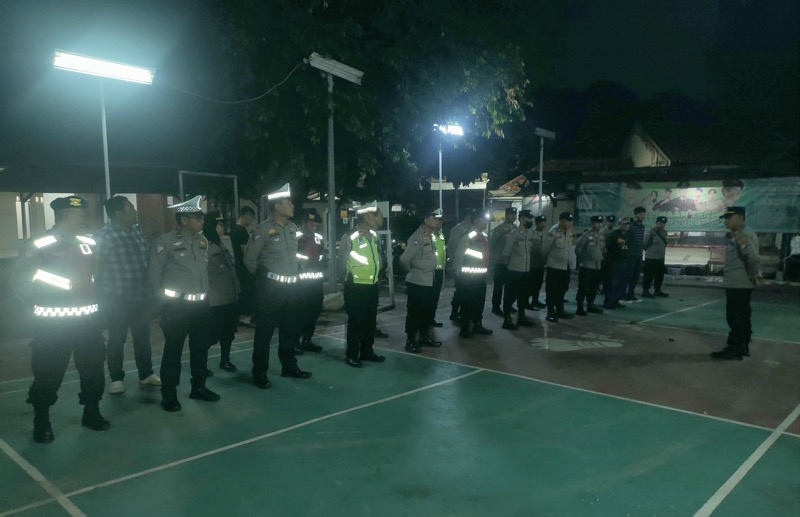 Peningkatan Pengamanan Malam Takbiran Idul Adha di Polsek Bantargebang