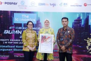 Berkontribusi Terhadap Pembangunan Ekonomi Berkelanjutan, Jasa Raharja Raih Penghargaan di 6th Anniversary Indonesia BUMN Awards 2024