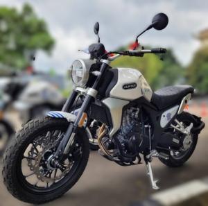 Gaes! Ini Dia Sepeda Motor Hunter Scrambler SK500 untuk Ujian SIM C1
