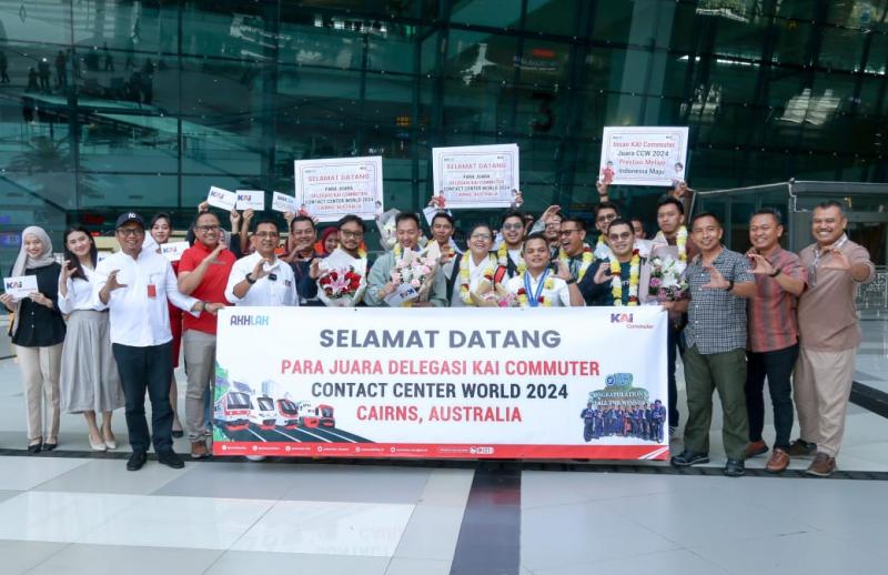 Lagi, KAI Commuter dan KAI Group Catat Prestasi Internasional, Raih 7 Medali di Ajang Contact Center World (CCW) 2024 Australia