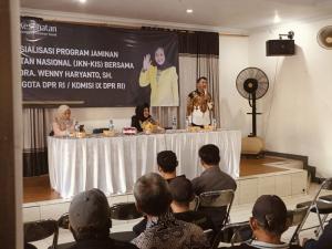 Sinergitas TNI-POLRI Dukung Sosialisasi Program JKN-KIS Bersama Anggota DPR RI