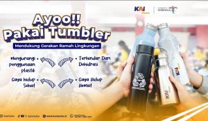 KAI Wisata Ajak Masyarakat Gunakan Tumbler untuk Mendukung Gaya Hidup Berkelanjutan