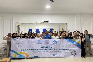 Jasa Raharja dan LP3I Purwakarta Giat Pengajar Peduli Keselamatan Berlalu Lintas