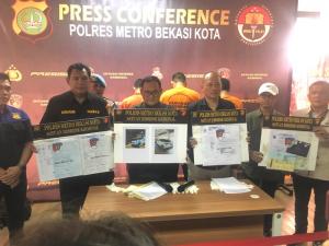 Satreskrim Bekasi Kota Ringkus 3 Pelaku Penipuan Kredit Kendaraan di PT Adira