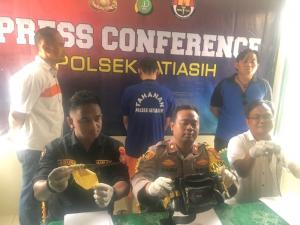 Polisi Ringkus Pelaku Pencurian dengan Lukai Korban Pakai Gagang Cangkul dan Pisau