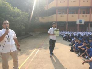 Panit Reskrim Berikan Sosialisasi Anti Narkoba dan Bahaya Obat Kategori G di SMK Karya Bahana Mandiri