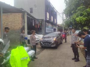 Giat Pengamanan Kampanye Paslon Walikota dan Wakil Walikota Nomor Urut 02 di Kelurahan Mustikasari Berjalan Aman dan Tertib
