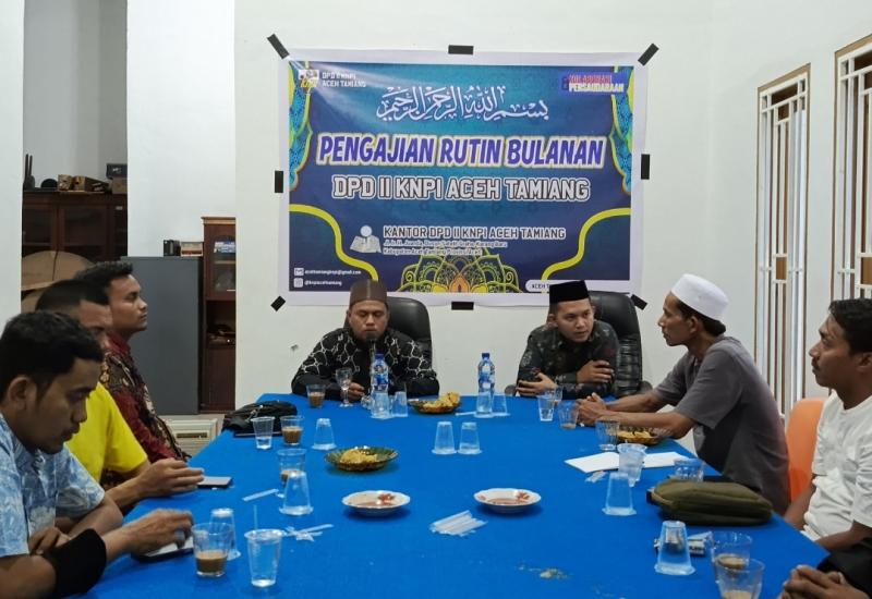 Pengajian Rutin DPD II KNPI Aceh Tamiang: Mempererat Silaturahmi dan Keimanan