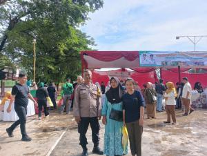 Bhabinkamtibmas Kelurahan Padurenan Pantau Gerakan Pangan Murah dan Monitoring Wilayah