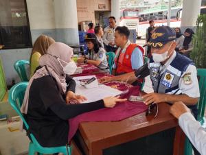 Wujud Kepedulian Kepada Masyarakat, Jasa Raharja Bekasi Gelar Layanan Cek Kesehatan Gratis di Terminal