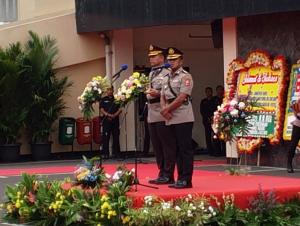 Farewell Parade Sertijab Kapolres Baru di Mapolres Metro Bekasi Kota