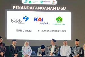 Buka Akses dan Peluang Baru, KAI Logistik Teken MoU dengan GP Ansor Jatim