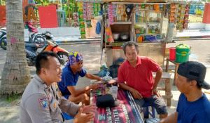 Bhabinkamtibmas Pulau Pramuka Sambangi Tokoh Masyarakat, Perkuat Sinergi Tangkal Premanisme