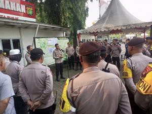 Wakapolres Jakpus Pimpin TWG Jelang Pengamanan Aksi Unjuk Rasa di Monas