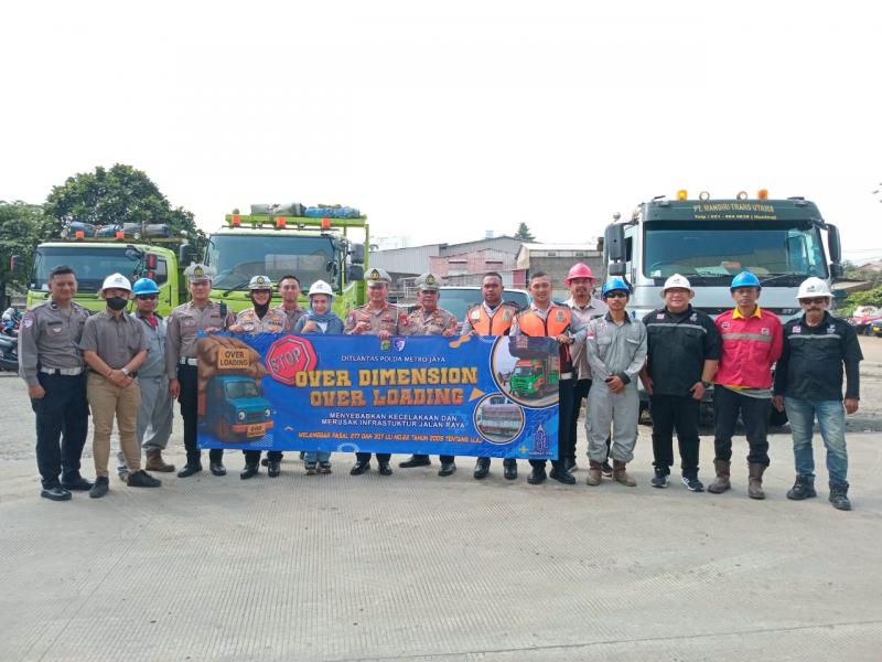 Sosialisasi Program Indonesia Menuju Zero Over Dimension dan Over Loading PT Mandiri Trans Utama