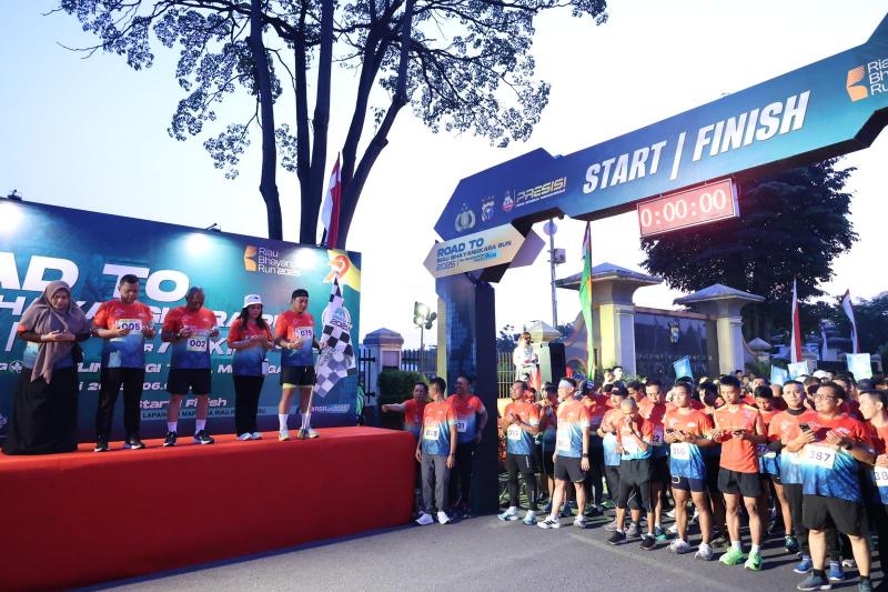 Polda Riau Gelar Road to Riau Bhayangkara Run 7,9 K