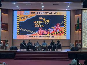 Polri Gaungkan Kampanye Rise and Speak di USU: Dorong Kolaborasi Tangani Kekerasan dan Eksploitasi