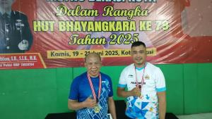 Polsek Bantargebang Raih Juara di Kejuaraan Bulutangkis Piala Kapolres Metro Bekasi Kota