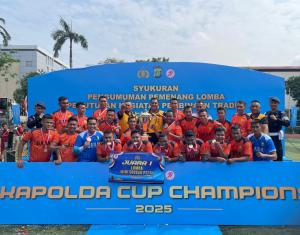 Tim Mini Soccer Sat Brimob Polda Metro Jaya Raih Kemenangan di Grand Final Kapolda Cup 2025