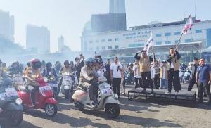 Ribuan Biker Ramaikan Bhayangkara Scooter Days di Jakarta, Kapolda: Ini Wadah Kampanye Safety Riding