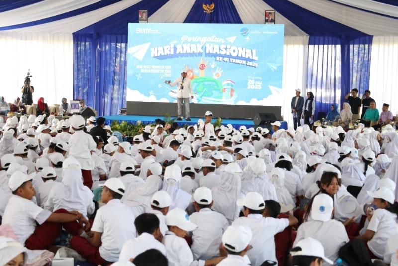 Ribuan Siswa SD Meriahkan Hari Anak Nasional di Kantor Pusat AirNav Indonesia