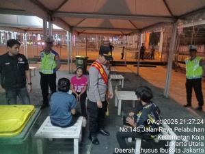 Polres Pelabuhan Tanjung Priok Gelar Operasi Cipta Kondisi Patroli Skala Besar Jamin Kamtibmas Aman