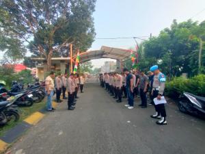 Apel Pengamanan Aksi Damai Warga Perum Dukuh Zamrud Blok I RW 12 Cimuning