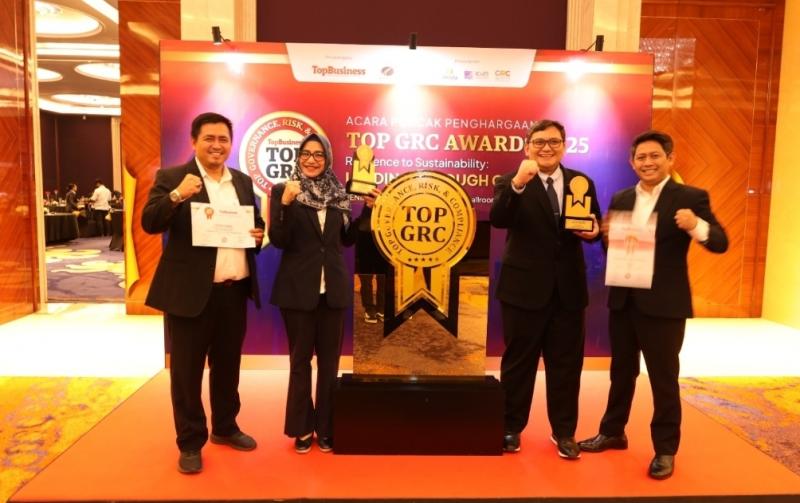 AirNav Indonesia Sabet Predikat Lima Bintang dalam TOP GRC Awards 2025