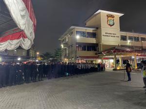 Patroli Skala Besar Gabungan TNI, Polri, Brimob dan Stakeholder dalam Rangka Jamin Kamtibmas Aman