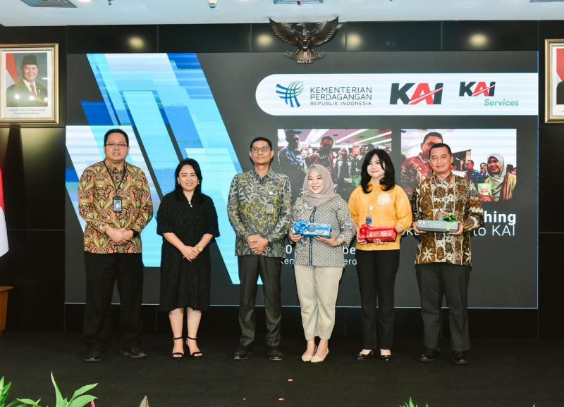 KAI Services dan Kemendag Buka Akses UMKM Pangan ke Jaringan Bisnis Kereta Api