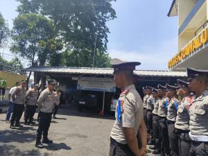Kapolsek Rawalumbu Terima Siswa Latja Diktukba Polri 2025