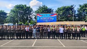 Polres Metro Bekasi Kota Gelar Apel Operasi Zebra Jaya 2025: Fokus Edukasi dan Keselamatan Menjelang Operasi Lilin